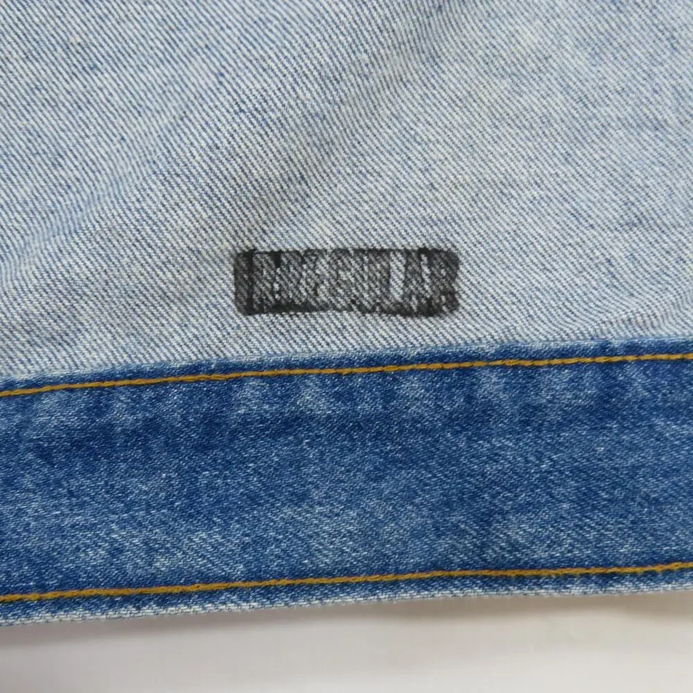 Levis Jacket, 70507 Blue Denim, Made in USA, Sz XL Slightly Oversized 1980s